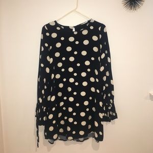 Zara - Polka Dot Flowy Dress